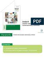 ACCU UD6 Gestión Interna de Quejas, Reclamaciones y Conflictos