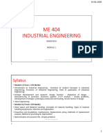 Industrial Engineering Mod 1