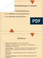 Thème 6: L'échantillonnage Et L'enquête