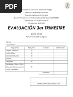 Examen Tercer Trimestre