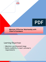 TLE 8 Q2 WEEK 5 - WEEK 6 Maintain Effective Relationship With Clients Custormers Continuation