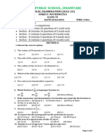 Maths Class 6 Annual-2