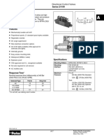 Parker (D1V, D1VW) Directional Control Valves, Manifold Mounted