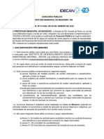 Concurso Público Prefeitura Municipal de Mossoró-Rn