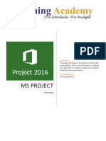 MS Project by Planning Academy