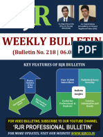 RJR Weekly Bulletin #218