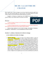 La Lettre de Change