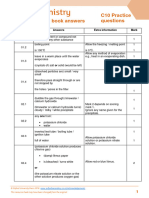 AQA Chem GCSE Combined C10 Practice Answers