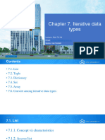 Chapter 7 - Iterative - Data Types - Part1