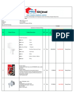 Cotto Sanitary Ware & Fitting Quotation For ELS Project2