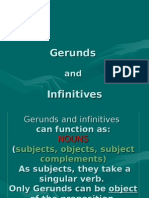 Gerunds and Infinitives