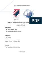 Resistencia Bacteriana A Los Antibiotico - Su Importancia en La Toma de Decisiones