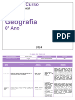 Planejamento de Curso 6o Ano Ensino Fundamental