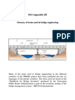 Glossary & Terms in Bridge Engineering