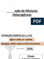 Separação de Misturas Heterogêneas - 2018