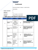 Planificador 3 Bimestre Educacion para El Trabajo-5to Secundaria