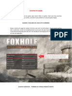 Foxhole Ajustes Iniciais