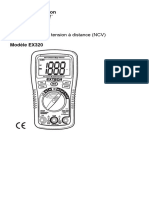 Manual 122310 Extech Ex320 Multimetr Digitalni Cat III 600 V Displej Counts 2000