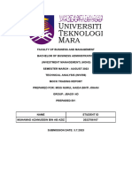 Mock Trading Report