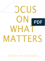 Focus On What Matters - Preview