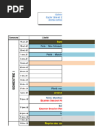 Calendrier Acitivités Ped 1° Et 2° Année 21-22