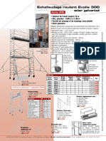 Echafaudage Altrad Evolis300 Fiche FR
