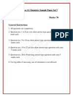 CBSE Class 11 Chemistry Set 7