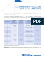 BRUSH and BRUSH-HOLDER TOLERANCES On T and A DIMENSIONS - Carbone Lorraine - ING