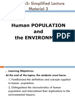 ENS 63-Mat 3 - Human - Popt'n & Envn't