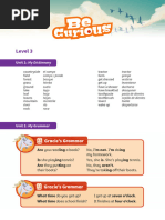 Vocabulario y Gramática 3º Be Curious