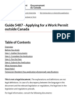 Guide 5487 - Applying For A Work Permit Outside Canada - Canada - Ca