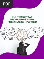 612 Perguntas para Psicanalise - Parte 2