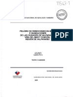 Peligro Remociones en Masa - Valpo Viña y Concon - 2005