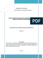 Conflict Sensitivity Analysis of Ikere Gorge Dam