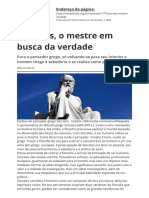 Socrates o Mestre em Busca Da Verdade