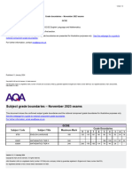 Aqa Gcse Gde Bdy Nov 2023