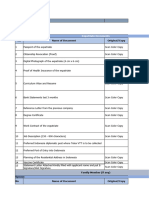 Draft Timeline For ITAS Process