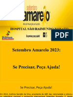 Setembro Amarelo Hospoital São Raiumundo Nonato