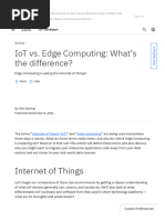 IoT vs. Edge Computing - What's The Difference - IBM Developer