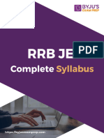 RRB Je Syllabus 40