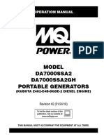 DA7000SSA2GH Operation Manual Rev 2