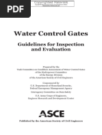 Water Control Gates Guidelines For Inspection and Evaluation