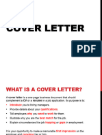 Cover Letter