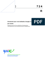 Code Uic: Armement Pour Voie Ballastée Chargée À 25 Tonnes (250 KN) Par Essieu