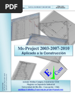 Manual Microsoft Project 2003-2007-2010