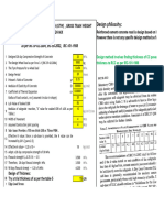 Design of Rigid Pavement CC Road With M25