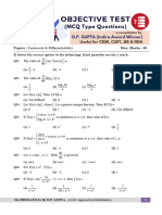 4 MCQ Continuity Differentiability