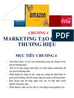 Chương 4: Marketing Tạo Giá Trị Thương Hiệu