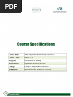 Course Spec NRSG 352 Sec Sem1441