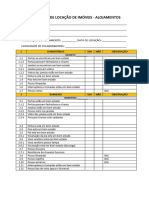 Check List - Locação de Imóveis - Alojamentos